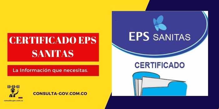 certificado eps sanitas