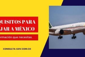 Requisitos para viajar a México desde Colombia